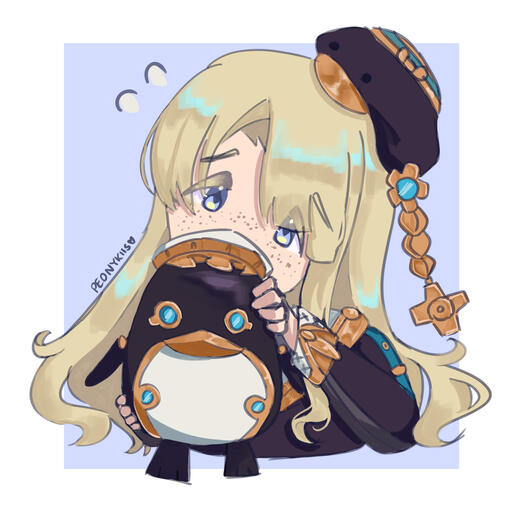 half body, simple shading